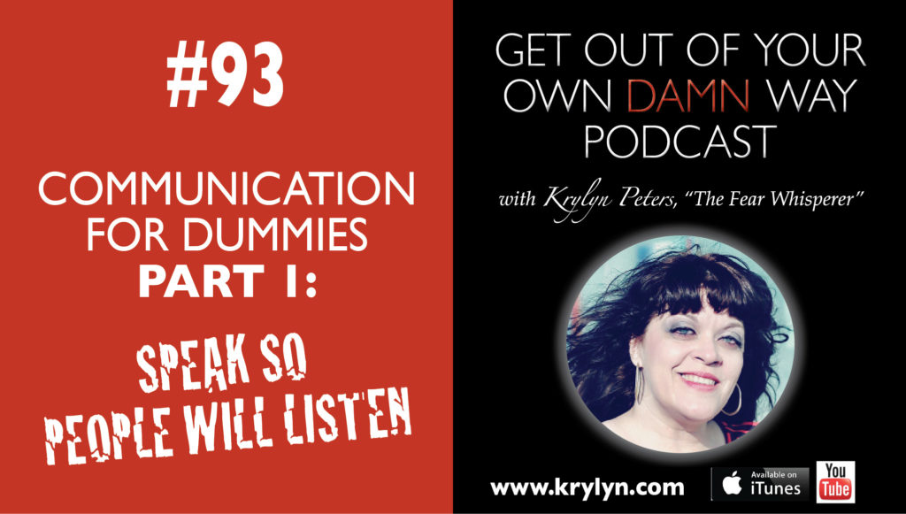Communication for Dummies Part 1: Speak So People Will Listen